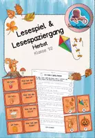 Vorschau - Arbeitsblätter - Bundle_Lesespaziergang & Lesespiel Herbst - Deckblatt