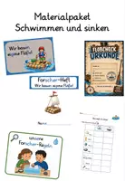 Vorschau - Stundenentwürfe - Materialpaket Schwimmen und Sinken - Deckblatt