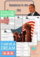 Vorschau - Arbeitsblätter - Materialpaket- Racism in the USA - Deckblatt