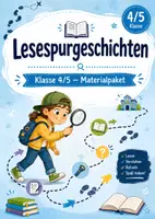 Vorschau - Arbeitsblätter - Lesespurgeschichten Klasse 4/5 – mehrere Geschichten (Materialpaket) - Deckblatt