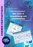 Vorschau - Arbeitsblätter - Materialpaket: Das Atom und Ionenbildung und Bindung im Schalenmodell - Deckblatt