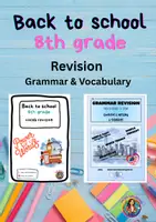 Vorschau - Stationenlernen - Materialpaket - Back to school (Revision 7th grade) - Deckblatt