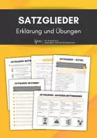 Vorschau - Arbeitsblätter - Sparpaket Satzglieder - Deckblatt