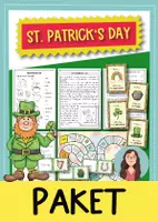 Προεπισκόπηση - Φύλλα εργασίας - St Patrick's Day - Packet (English) / Ημέρα του Αγίου Πατρικίου - Πακέτο (Αγγλικά) - Εξώφυλλο
