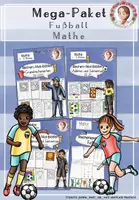Vorschau - Mal- und Bastelvorlagen - Fußball WM 2026 Mathe Grundschule | Mega-Paket - Deckblatt