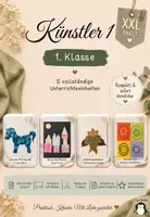 Vorschau - Stundenentwürfe - XXL-Paket - Künstler 1 - Werken und Gestalten - 1. Klasse - Deckblatt