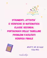 anteprima - Esercizi - Strumenti e attività per facilitare la Matematica -classe seconda - Pagina di copertina