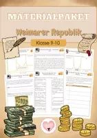 Vorschau - Arbeitsblätter - Weimarer Republik - Deckblatt