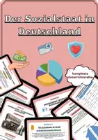 Vorschau - Arbeitsblätter - Der Sozialstaat in Deutschland – komplette Unterrichtsreihe für Politik & Sozialwissenschaften | Oberstufe | Aufgaben, Grafiken, Karikaturen, Fallanalysen & Lösungen - Deckblatt