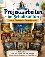 Vorschau - Stundenentwürfe - Materialpaket: Projektarbeiten im Schuhkarton (Erdkunde, Geschichte, Sachkunde) - Deckblatt
