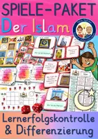 Vorschau - Unterrichtsreihen - Islam Weltreligion SPIELE UND RÄTSEL XXL-Materialpaket - Deckblatt