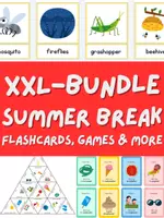 Vorschau - Spiele - Summer break, Sommerferien – Materialpaket Englisch - Deckblatt