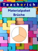Vorschau - Arbeitsblätter - Materialpaket Brüche - Deckblatt