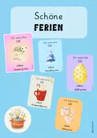 Vorschau - Poster - Materialpaket: Feriengrüße - Deckblatt