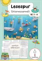 Vorschau - Arbeitsblätter - Lesespur Sommer - Deckblatt