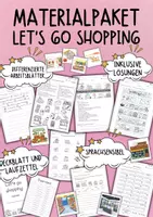 Vorschau - Unterrichtsreihen - Englisch - Let's go shopping - MATERIALPAKET - Deckblatt