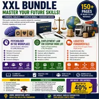 Vorschau - Unterrichtsreihen - Workplace Skills Mega Bundle - Psychology, Employment Law & Logistics - Deckblatt