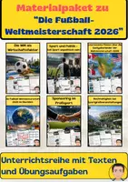 Vorschau - Arbeitsblätter - Materialpaket: Die Fußball-Weltmeisterschaft 2026 - Deckblatt