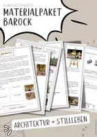 Vorschau - Arbeitsblätter - Materialpaket Barock Architektur und Stillleben - Deckblatt