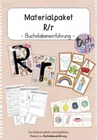 Vorschau - Arbeitsblätter - Buchstabeneinführung Rr - Materialpaket - Deckblatt