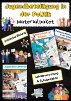 Vorschau - Arbeitsblätter - Jugendbeteiligung in der Politik: Juniorwahlen, Jugendparlamente, Schülervertretung: Demokratie - Deckblatt