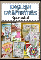 Vorschau - Arbeitsblätter - ENGLISH CRAFTIVITIES - Englisch lernen kreativ! (wachsendes Paket) - Deckblatt