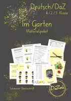 Vorschau - Unterrichtsreihen - Materialpaket Im Garten - Deckblatt