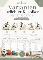 Vorschau - Spiele - Sportunterricht Ballspiele Mega Bundle – 108 Spielideen & Varianten für Fußball, Basketball, Handball, Völkerball, Brennball & Zombieball - Deckblatt