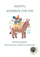 Vorschau - Stundenentwürfe - Materialpaket Bremer Stadtmusikanten - Deckblatt
