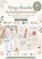 Vorschau - Spiele - Mega-Bundle zum Schuljahresende & Sommerferien | Geschenkideen, Feriengrüße, Anhänger, Postkarten & Lesezeichen - Deckblatt