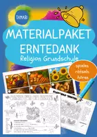 Vorschau - Stundenentwürfe - Materialpaket - Erntedank | Religion Grundschule | Erntedankfest | Religionsunterricht | Vertretungsstunden Religion - Deckblatt