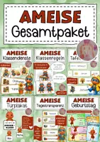 Vorschau - Arbeitsblätter - Ameisenklasse Materialpaket Klassentier Ameise - Deckblatt