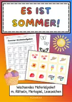 Vorschau - Arbeitsblätter - Wachsendes Materialpaket für die letzten Schulwochen | Sommer - Deckblatt