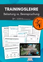 Vorschau - Arbeitsblätter - Grundlagen der Trainingslehre ⎮ Belastung vs. Beanspruchung - Materialpaket für Klasse 10 bis 13 - Deckblatt