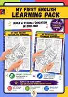 Vista previa - Hojas de trabajo - My First English Learning Pack (Vocabulary + Grammar Workbook Bundle) - Portada