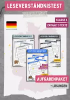 Vorschau - Unterrichtsreihen - Materialpaket - Leseverständnistests (Kl. 4) - Deckblatt