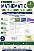 Vorschau - Arbeitsblätter - Mathematik Sommerschule Bundle AHS 5.–8. Klasse | Wiederholung, Matura-Vorbereitung & Lösungen - Deckblatt