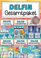 Vorschau - Poster - Delfinklasse Materialpaket Klassentier Delfin - Deckblatt