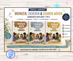 Voorbeeld - PAKKET: Gouden, zilveren en bronzen weken (groep 1-8) (20% KORTING) - Voorblad
