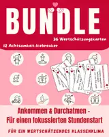 Vorschau - Stundenentwürfe - Klassenlehrerstunde: Wertschätzungswelle + Achtsamkeit-Smartfolien - Deckblatt