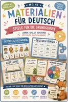Vorschau - Spiele - Materialpaket - Spielesammlung für den Deutschunterricht - Deckblatt