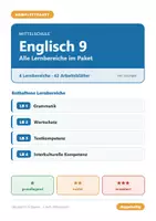 Vorschau - Arbeitsblätter - Englisch 9 Mittelschule - Komplettpaket (alle Lernbereiche) - Deckblatt