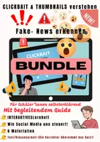 Vorschau - Stundenentwürfe - Social Media durchschauen – Algorithmus, Dopamin & Clickbait - Deckblatt