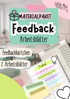 Vorschau - Arbeitsblätter - Materialpaket - Feedback für deinen Unterricht - Deckblatt