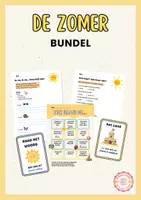 Voorbeeld - Zomer Bundel | Zomerraadsels, Woordenschaatkaarten, Bingo...en nog veel meer! - Voorblad