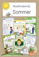Vorschau - Stundenentwürfe - Musik im Sommer: Materialien für den Musikunterricht (Klasse 1-4 Grundschule) - Deckblatt