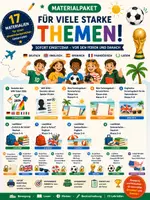 Vorschau - Stundenentwürfe - Materialpaket: Sommer & Back to School – Das große Materialpaket (Deutsch & Englisch, Klasse 3–8) - Deckblatt
