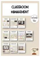 Vorschau - Poster - Materialpaket Classroom Management - Deckblatt