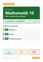 Vorschau - Arbeitsblätter - Mathematik 10 Realschule - Komplettpaket (alle Lernbereiche) - Deckblatt