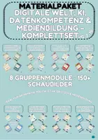 Vorschau - Stundenentwürfe - Gruppenarbeit Digitale Welt, KI, Datenkompetenz & Medienbildung – Komplettset Jg. 7-10 - Deckblatt